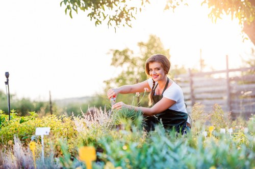 Customer booking confirmation for a professional garden maintenance service